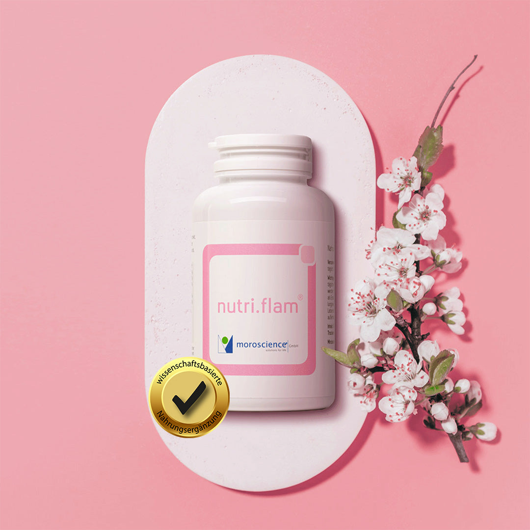 Nutri Flam Auf Pinkem Hintergrund