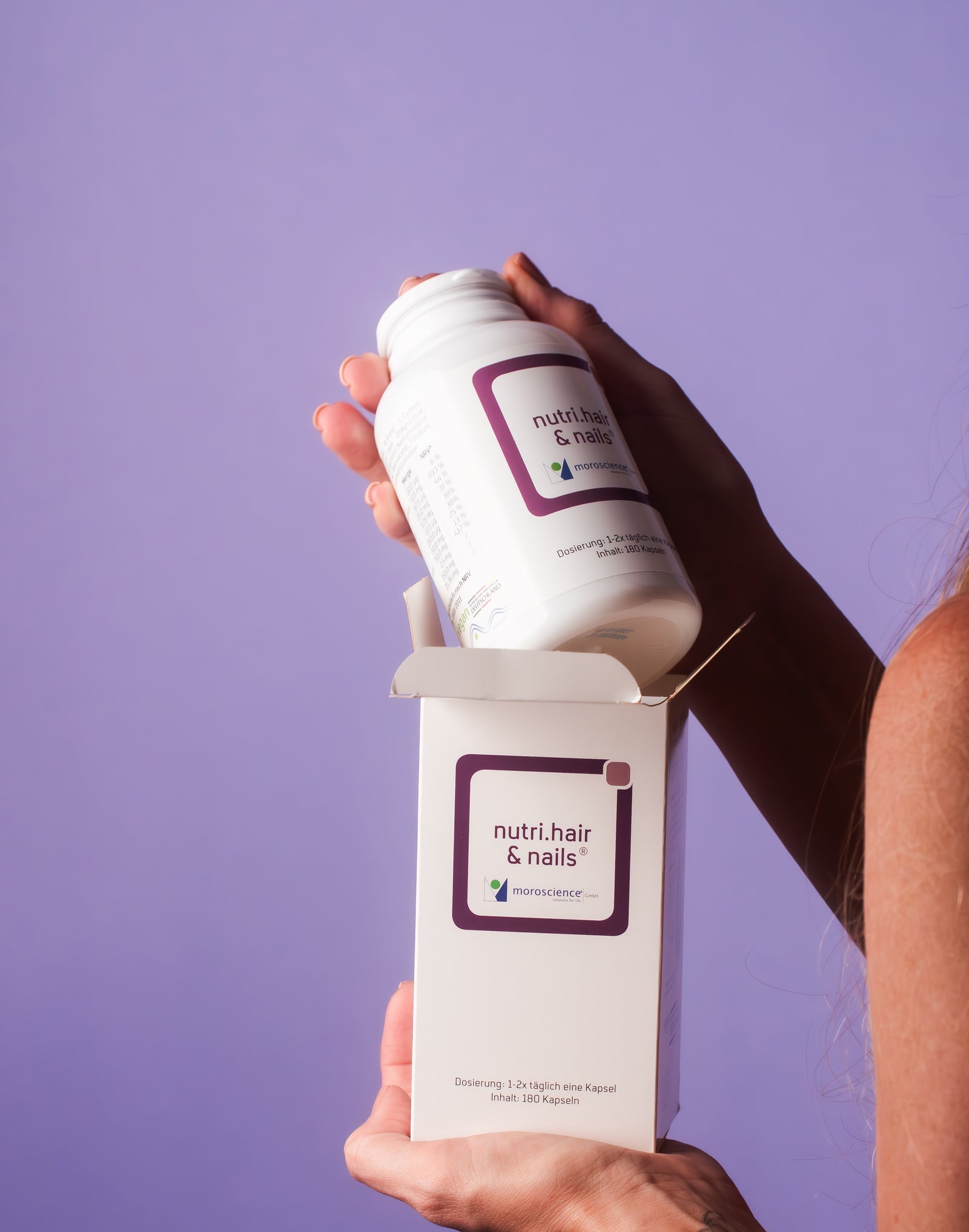 Nutri Hair And Nails Wird Ausgepackt Lila